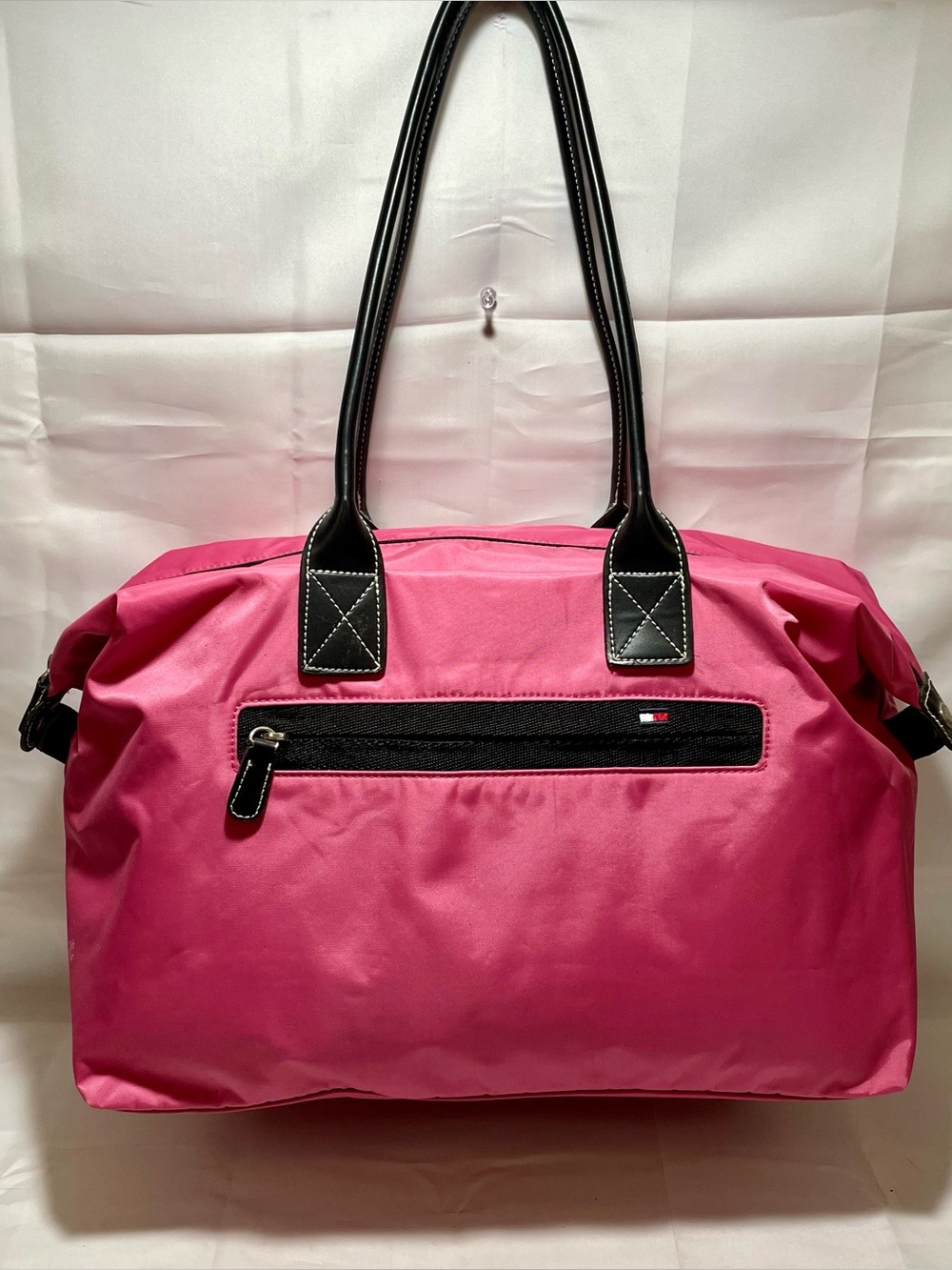Tommy Hilfiger Nylon Travel Satchel / Weekender Bag